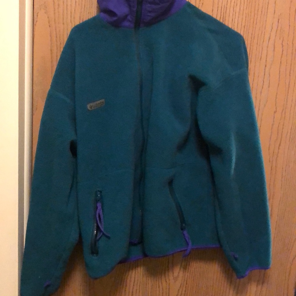 Turquoise Columbia jacket